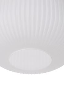 Pendelleuchte Milford aus Opalglas in Weiß, Lampenschirm: Opalglas, mundgeblasen, Baldachin: Metall, beschichtet, Weiß, Ø 30 x H 24 cm