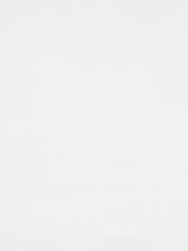 Gewassen katoenen dekbedovertrek Florence met franjes, Weeftechniek: perkal Draaddichtheid 180, Wit, 240 x 220 cm + 2 kussenhoezen 60 x 70 cm