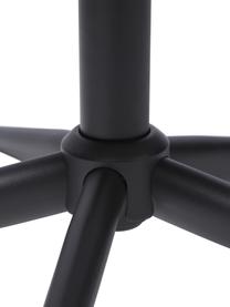 Sedia da scrivania in similpelle con seduta stretta Fiji, Rivestimento: similpelle (100% poliuret, Struttura: metallo verniciato a polv, Ruote: plastica, Similpelle marrone, Larg. 66 x Prof. 66 cm
