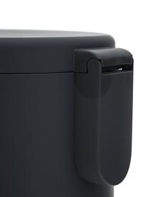 Poubelle avec fonction pédale Umo, Plastique ABS, Noir, 4 l