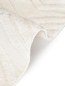 Ręcznie tkany chodnik z bawełny Ziggy, 100% bawełna, Kremowobiały, S 80 x D 250 cm