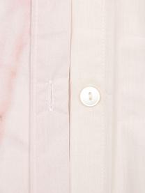 Baumwollperkal-Bettwäsche Malin mit Marmor-Muster, Webart: Perkal Fadendichte 200 TC, Rosa, marmoriert, 240 x 220 cm + 2 Kissen 80 x 80 cm