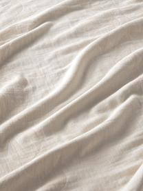 Musselin-Bettdeckenbezug Jasmina mit floralem Muster, Webart: Musselin Fadendichte 205 , Beige, B 200 x L 200 cm