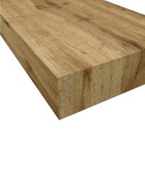 Wastafelset Yoka, 4-delig, Blad: vezelplaat met gemiddelde, Wit, eikenhout optiek, Set met verschillende formaten