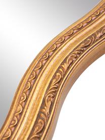 Barock-Wandspiegel Muriel, Rahmen: Massivholz, FSC-zertifizi, Spiegelfläche: Spiegelglas, Rückseite: Metall, Mitteldichte Holz, Goldfarben, B 90 x H 77 cm