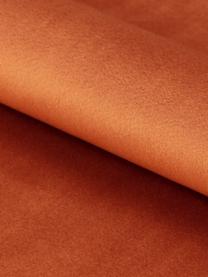 Poltrona moderna in velluto color rame Ramsey, Rivestimento: velluto di poliestere Il , Gambe: metallo verniciato, Velluto color rame, Larg. 72 x Prof. 67 cm