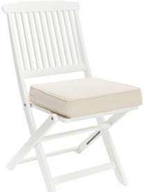 Coussins de chaise épais Zoey, 2 pièces, Blanc crème, larg. 40 x long. 40 cm