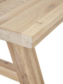 Tavolo in legno di quercia Ashton, in verie misure, Legno di quercia massiccio leggermente oliato 
100% legno FSC proveniente da foreste sostenibili, Legno di quercia leggermente oliato, Larg. 220 x Prof. 100 cm