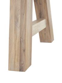 Mesa de comedor de madera de roble Ashton, tamaños diferentes, Madera de roble maciza, barnizada claro
100% madera con certificado FSC, procedente de silvicultura sostenible, Madera de roble barnizada claro, An 220 x F 100 cm