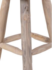 Sgabello in legno di teak Badia, Legno di teak, Legno di teak, Ø 30 x Alt. 45 cm