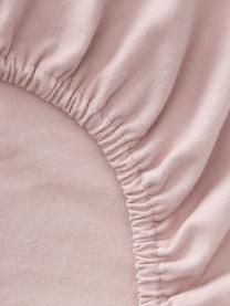 Topper-Spannbettlaken Biba, Flanell, Webart: Flanell Flanell ist ein k, Rosa, B 90 x L 200 cm, H 15 cm