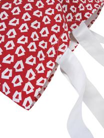 Sac fourre-tout design Alexis, 100 % coton bio, certifié GOTS, Rouge, blanc, larg. 42 x long. 44 cm