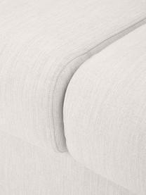 Slaapbank Morgan (2-zits) in greige, uitklapbaar, Bekleding: 100% polyester, Poten: massief grenenhout, gelak, Geweven stof greige, B 187 x D 92 cm