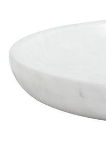 Vassoio decorativo piccolo in marmo Lorka, Marmo, Bianco, Ø 17 cm