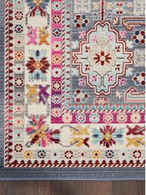 Dywan Kashan, Niebieski, różowy, S 120 x D 180 cm (Rozmiar S)