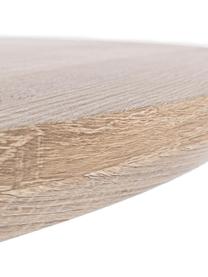 Mesa de comedor redonda Henry, Tablero: fibra de densidad media (, Patas: metal con pintura en polv, Roble, Ø 134 x Al 76 cm
