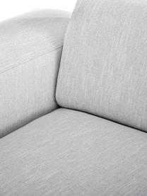 Canapé d'angle 3 places gris clair Melva, Tissu gris clair, larg. 239 x prof. 143 cm, méridienne à droite
