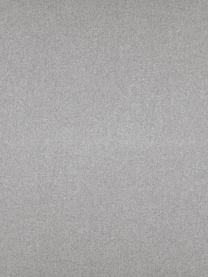 Divano angolare in tessuto grigio chiaro con piedini in metallo Fluente, Rivestimento: 80% poliestere, 20% ramiè, Struttura: legno di pino massiccio, Piedini: metallo verniciato a polv, Tessuto grigio chiaro, Larg. 221 x Prof. 200 cm, chaise longue a sinistra