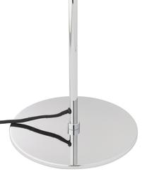 Tafellamp Kali, Lampenkap: glas, Lampvoet: gecoat metaal, Wit, chroomkleurig, Ø 35 x H 40 cm
