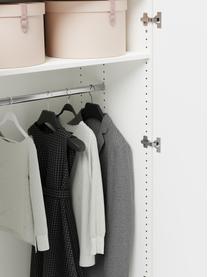 Modulárna šatníková skriňa s otočnými dverami Leon, šírka 100 cm, niekoľko variantov, Biela, V 200 cm, Basic