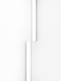 Szafa modułowa Leon, 2-drzwiowa, różne warianty, Korpus: płyta wiórowa pokryta mel, Biały, W 200 cm, Basic