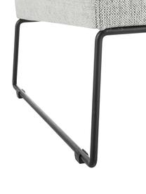 Sillón clásico Milo, Tapizado: 52% poliéster, 48% poliac, Estructura: madera de pino, de abeto,, Tejido gris, An 77 x F 75 cm