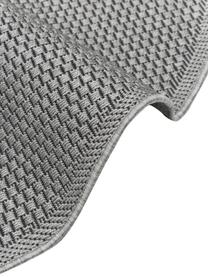 Tappeto rotondo da esterno Toronto, 100% polipropilene, Grigio, Ø 120 cm (taglia S)