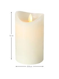 Bougie LED Bino, Couleur crème, Ø 8 x haut. 10 cm