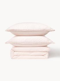 Katoenen dekbedovertrek Adoria met franjes, 100% katoen, BCI-gecertificeerd

Katoenen beddengoed voelt aangenaam zacht aan op de huid, absorbeert goed vocht en is geschikt voor mensen met allergieën.

Het materiaal dat in dit product wordt gebruikt, is getest op schadelijke stoffen en gecertificeerd volgens STANDARD 100 by OEKO-TEX®, 137, CITEVE., Roze, B 200 x L 200 cm