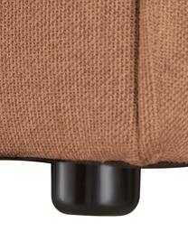 Modulares Sofa Lennon (4-Sitzer), Bezug: 100% Polyester Der strapa, Gestell: Massives Kiefernholz, FSC, Füße: Kunststoff, Webstoff Nougat, B 327 x T 119 cm