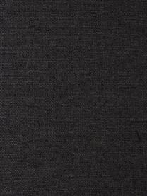Bank Fluente (2-zits) in donkergrijs met metalen poten, Bekleding: 100% polyester, Frame: massief grenenhout, Poten: gepoedercoat metaal, Fluweel donkergrijs, B 166 x D 85 cm