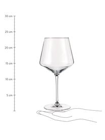 Sklenice na červené víno Burgunder Puccini, 6 ks, Sklo Teqton®, Transparentní, Ø 11 cm, V 23 cm 730 ml