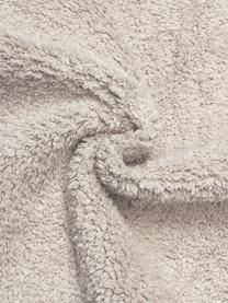 Okrúhly ručne tuftovaný bavlnený koberec so strapcami Daya, Béžová, Ø 110 cm (veľkosť S)
