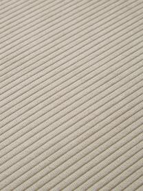 Modulaire bank Lennon (4-zits) in beige van corduroy, Bekleding: corduroy (92% polyester, , Frame: massief grenenhout, FSC-g, Poten: kunststof, Corduroy beige, B 327 x H 119 cm