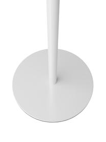 Dimmbare Tischlampe Fausta mit USB-Anschluss, Lampenschirm: Kunststoff, Lampenfuß: Metall, beschichtet, Weiß, Ø 13 x H 37 cm