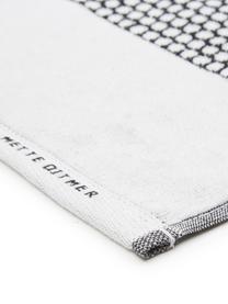 Ręcznik Grid, różne rozmiary, Czarny, biały, Ręcznik kąpielowy, S 70 x D 140 cm