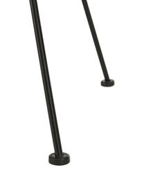 Chaise en polyrotin Cordula, 2 pièces, Noir, larg. 48 x prof. 57 cm