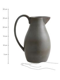 Wasserkrug Andrew, 2.8 L, Steingut, Schwarz, 2800 ml
