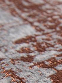Alfombra Griff, estilo vintage, Parte superior: 85% algodón, 15% hilos de, Reverso: mezcla de algodón, recubi, Gris, bronce, blanco crudo, An 140 x L 200 cm (Tamaño S)