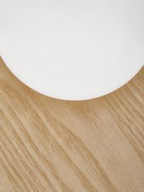 Kinkiet/lampa sufitowa o wyglądzie drewna Starling, Jasny brązowy, biały, Ø 33 x G 14 cm