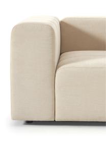 Poltrona Lena, Rivestimento: tessuto (88% poliestere, , Struttura: legno di pino, legno lami, Gambe: plastica, Tessuto beige, Larg. 134 x Prof. 106 cm
