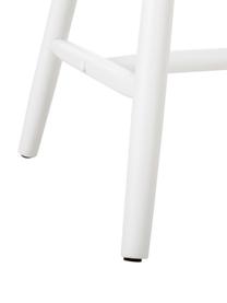 Krzesło z drewna w stylu windsor Megan, 2 szt., Drewno kauczukowe, lakierowane, Biały, S 46 x G 51 cm