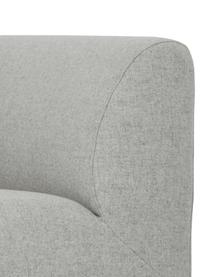 Divano angolare con piedini in legno di quercia Archie, Rivestimento: 100% lana, Struttura: legno di pino, certificat, Gambe: legno massello di rovere,, Tessuto grigio chiaro, Larg. 264 x Prof. 162 cm, chaise-longue a sinistra