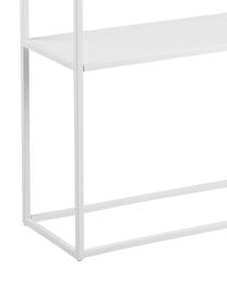 Metall-Regal Neptun mit Ablage, Metall, pulverbeschichtet, Weiß, B 80 x H 80 cm