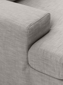 Modulares Sofa Russell (3-Sitzer) in Grau, Bezug: 100% Baumwolle Der strapa, Gestell: Massives Kiefernholz FSC-, Füße: Kunststoff, Webstoff Grau, B 309 x H 77 cm