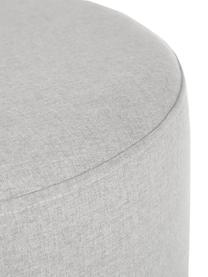 Kruk Daisy in lichtgrijs, Bekleding: 100% polyester, Frame: multiplex, Geweven stof grijs, Ø 38 x H 45 cm
