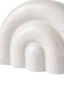 Marmeren kandelaar Malie, Marmer, Wit, gemarmerd, B 20 x H 13 cm