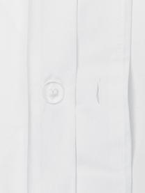 Pościel z perkalu Brody, Biały, 135 x 200 cm + 1 poduszka 80 x 80 cm