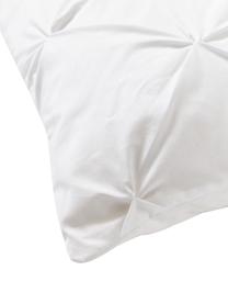 Funda de almohada de percal Brody, Blanco, An 45 x L 110 cm