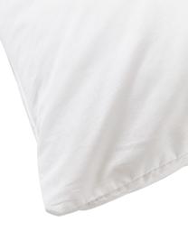 Housse de couette en percale de coton avec piquage façon origami Brody, Gris, larg. 50 x long. 70 cm